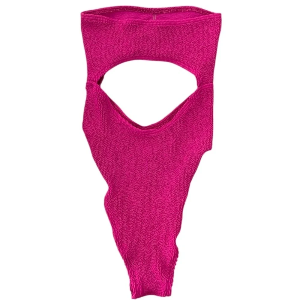 Bond-Eye One Piece Cutout Swimsuit Crinkle Bound Collection OS
